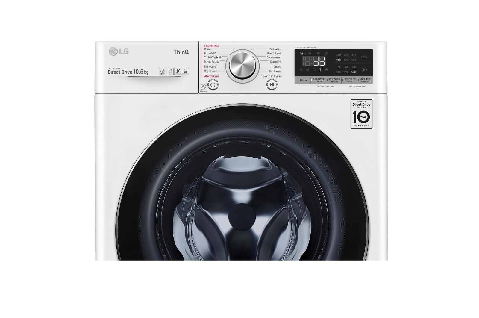 LG F4WV7010S2W washing machine Front-load – image 6
