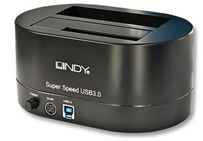 Lindy 43111 laptop dock/port replicator Black