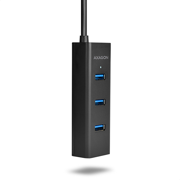 Axagon HUE-S2C interface hub USB 3.2 Gen 1 (3.1 Gen 1) Type-A 5000 Mbit/s Black – image 2