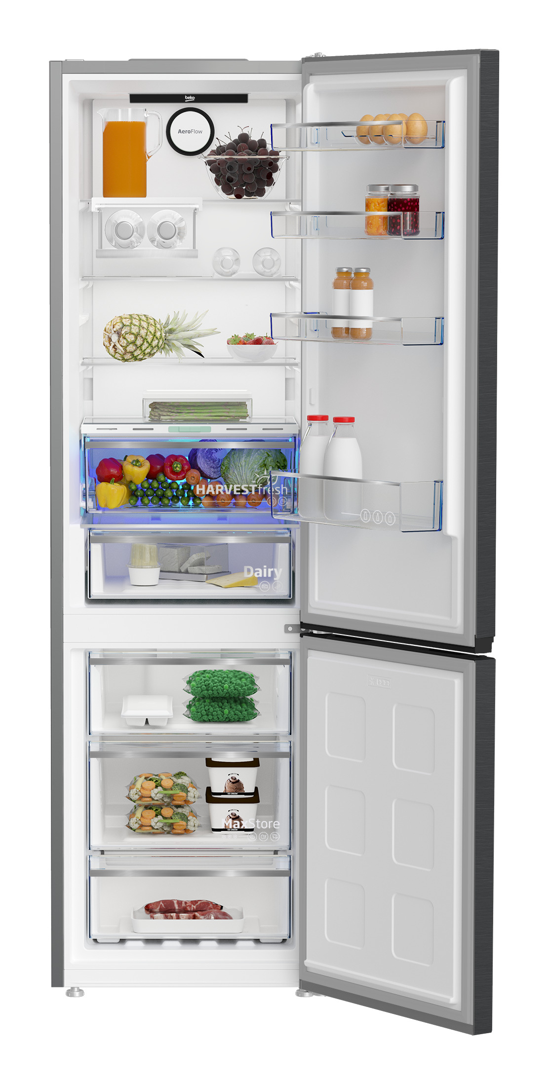 Beko B5RCNA405ZXBR fridge-freezer Freestanding – image 5