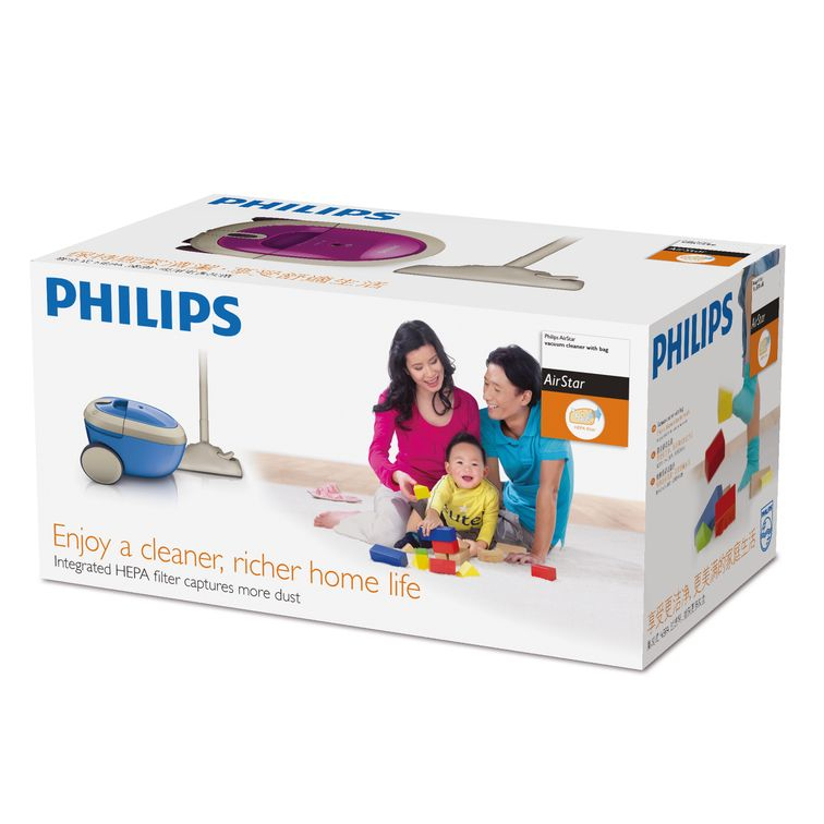 Philips AirStar Vacuum cleaner with bag FC8224/01 – image 2