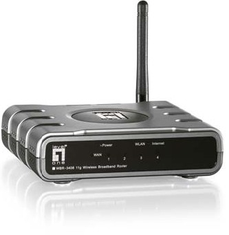 LevelOne 802.11g Wireless Broadband Router with QoS
