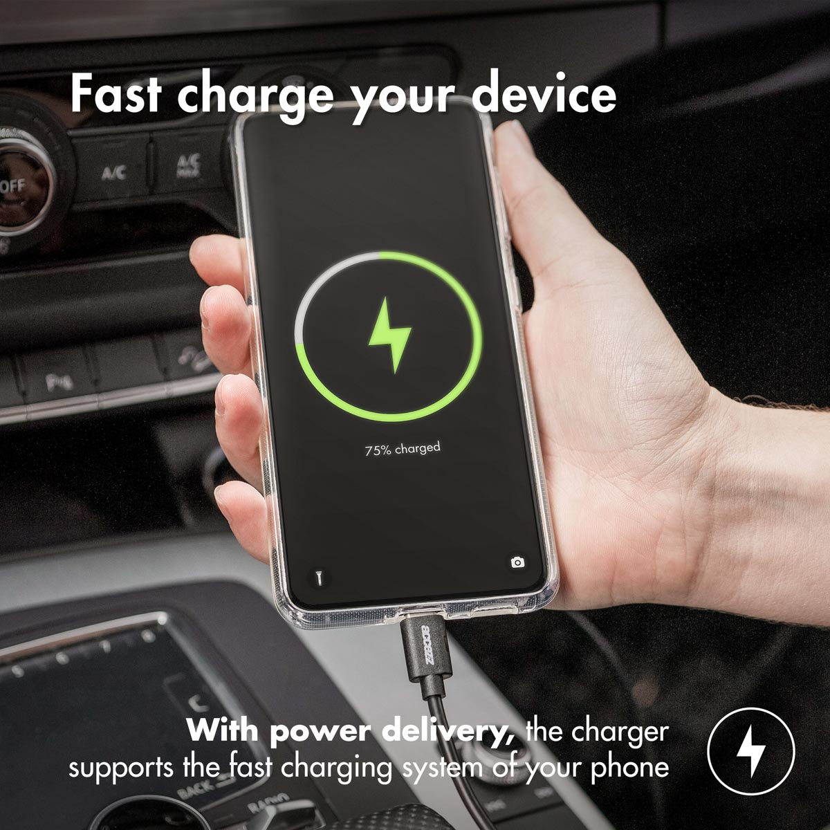 Accezz SH00046237 mobile device charger Universal Black Cigar lighter Fast charging Auto – image 7