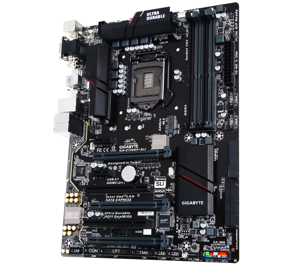 GIGABYTE GA-Z170XP-SLI motherboard Intel® Z170 LGA 1151 (Socket H4) ATX – image 1