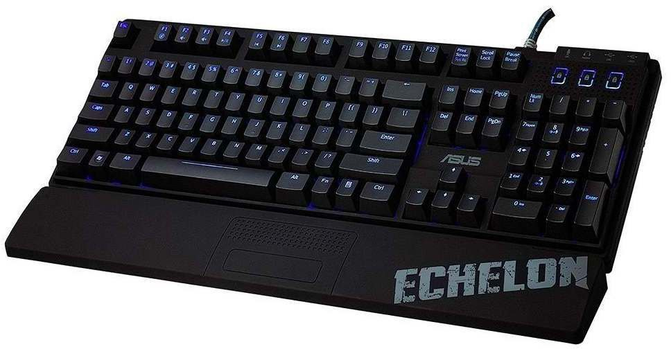 ASUS Echelon keyboard Gaming USB + PS/2 QWERTZ German Black – image 2