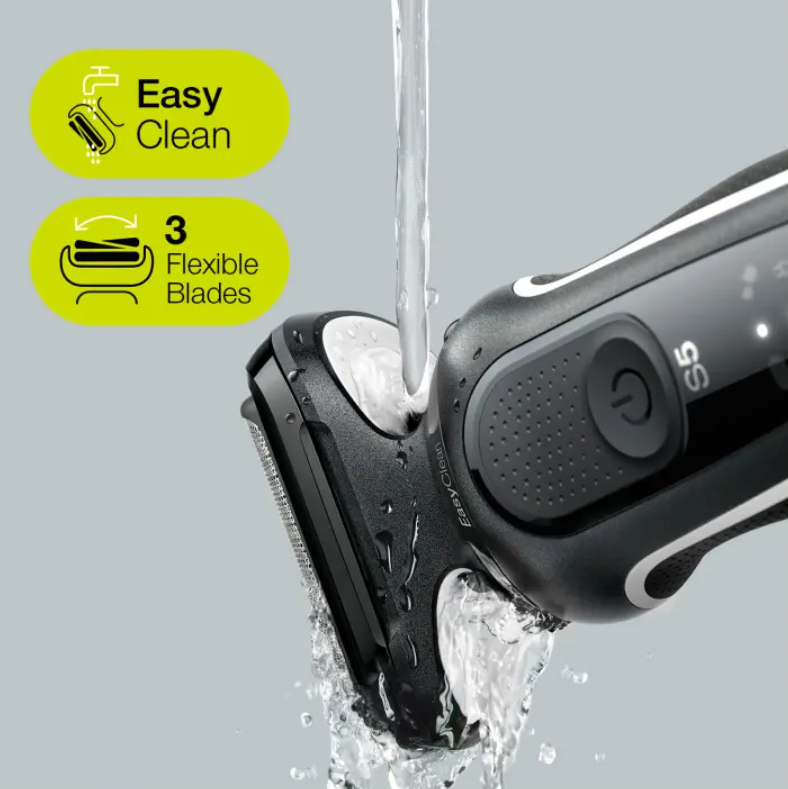 Braun Series 5 51-W4200cs Foil shaver Black, White – image 3
