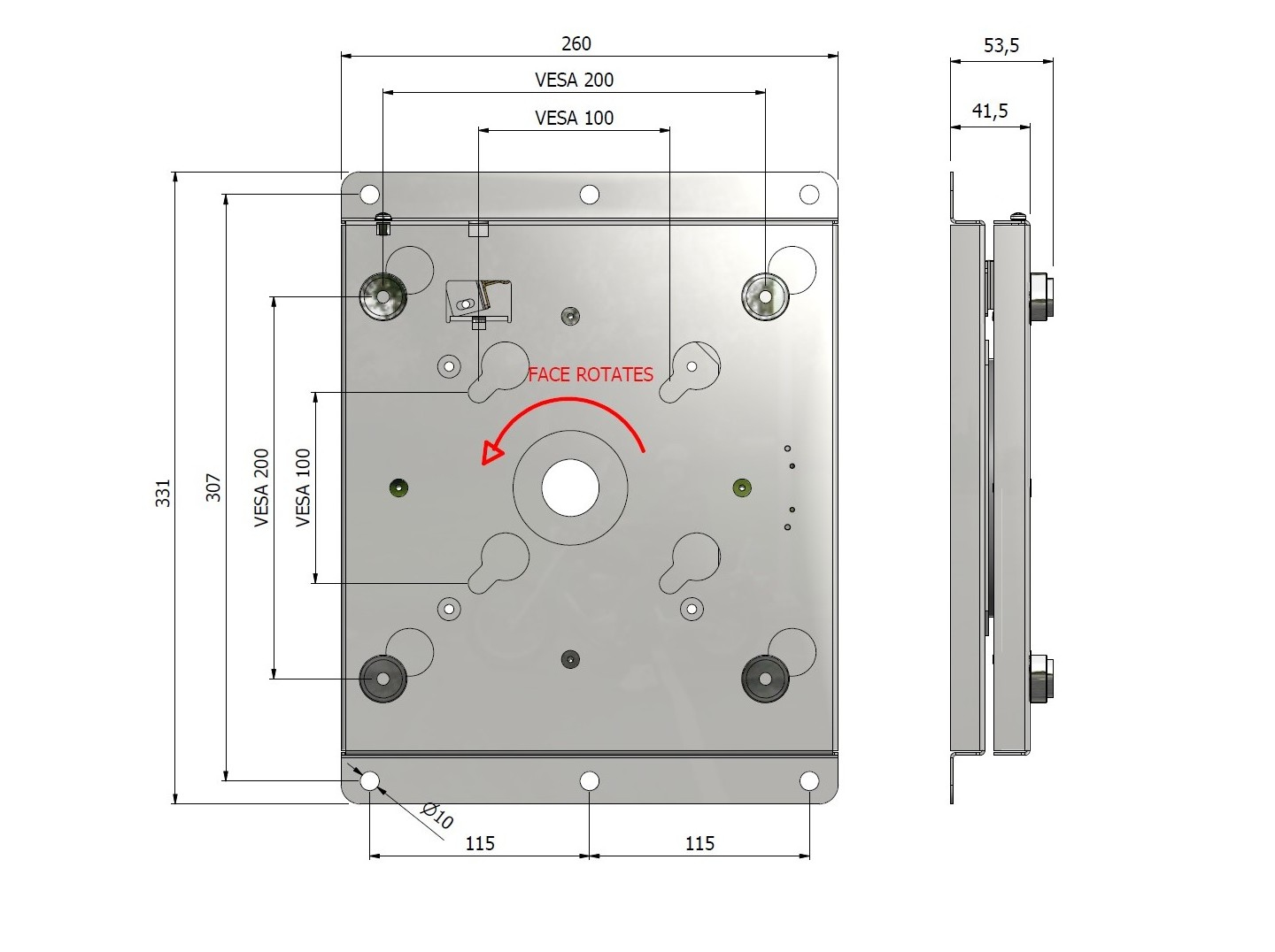 Multibrackets M VESA Wallmount Flip 100/200 – image 9