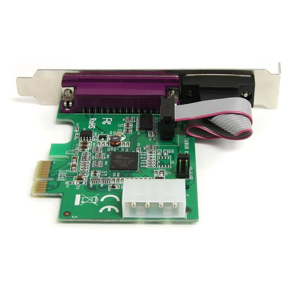 StarTech.com 1S1P Native PCI Express Parallel Serial Combo Card with 16950 UART – image 4