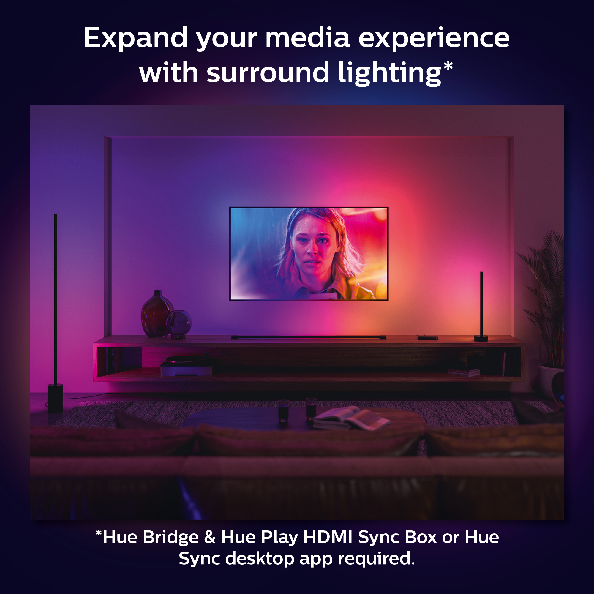Philips by Signify Philips Hue White and colour ambience Signe gradient floor lamp – image 7