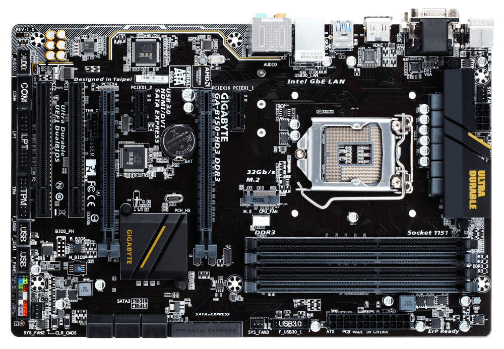 GIGABYTE GA-B150-HD3 DDR3 (rev. 1.0) – image 1