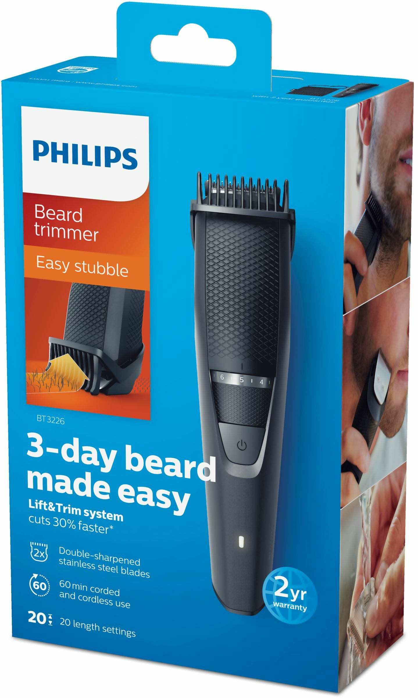 Philips BEARDTRIMMER Series 3000 0.5-mm precision settings Beard trimmer – image 2