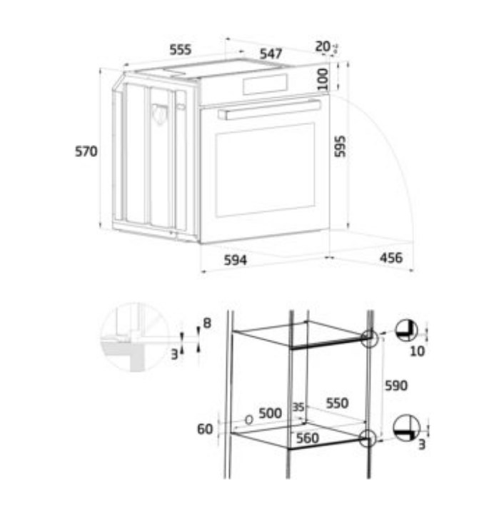 Beko BIM15500XGMS oven – image 2