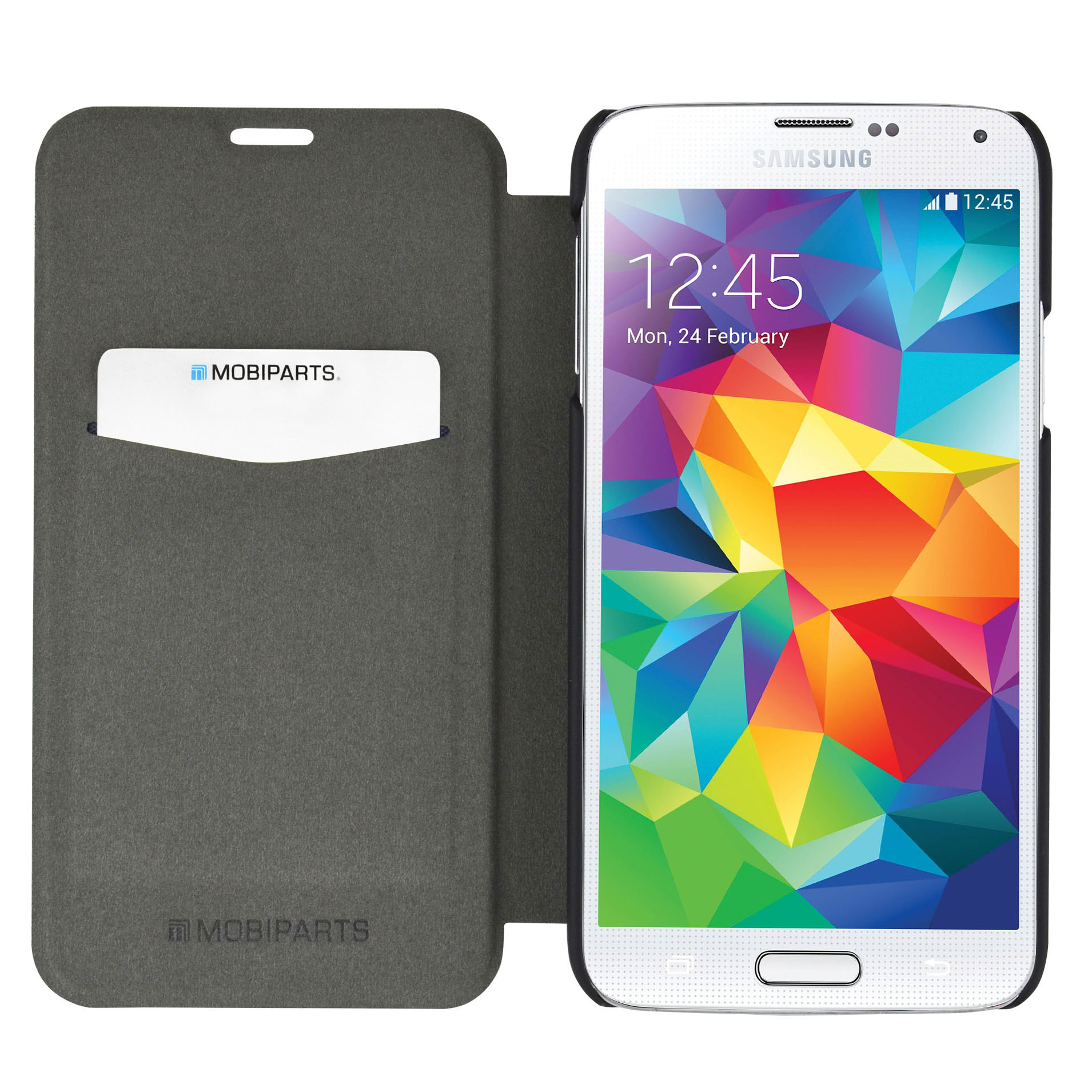 Mobiparts Slim Folio Case Samsung Galaxy S5 Mini Black – image 5