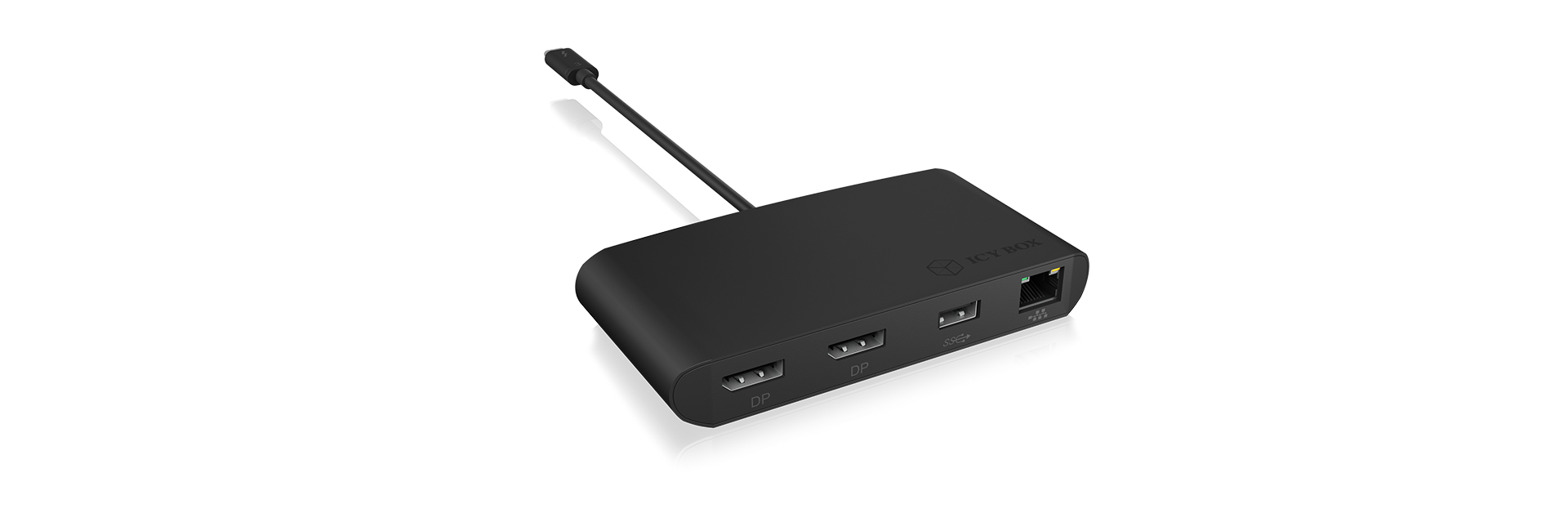 ICY BOX IB-DK406-TB3 Wired Thunderbolt 3 Black – image 5