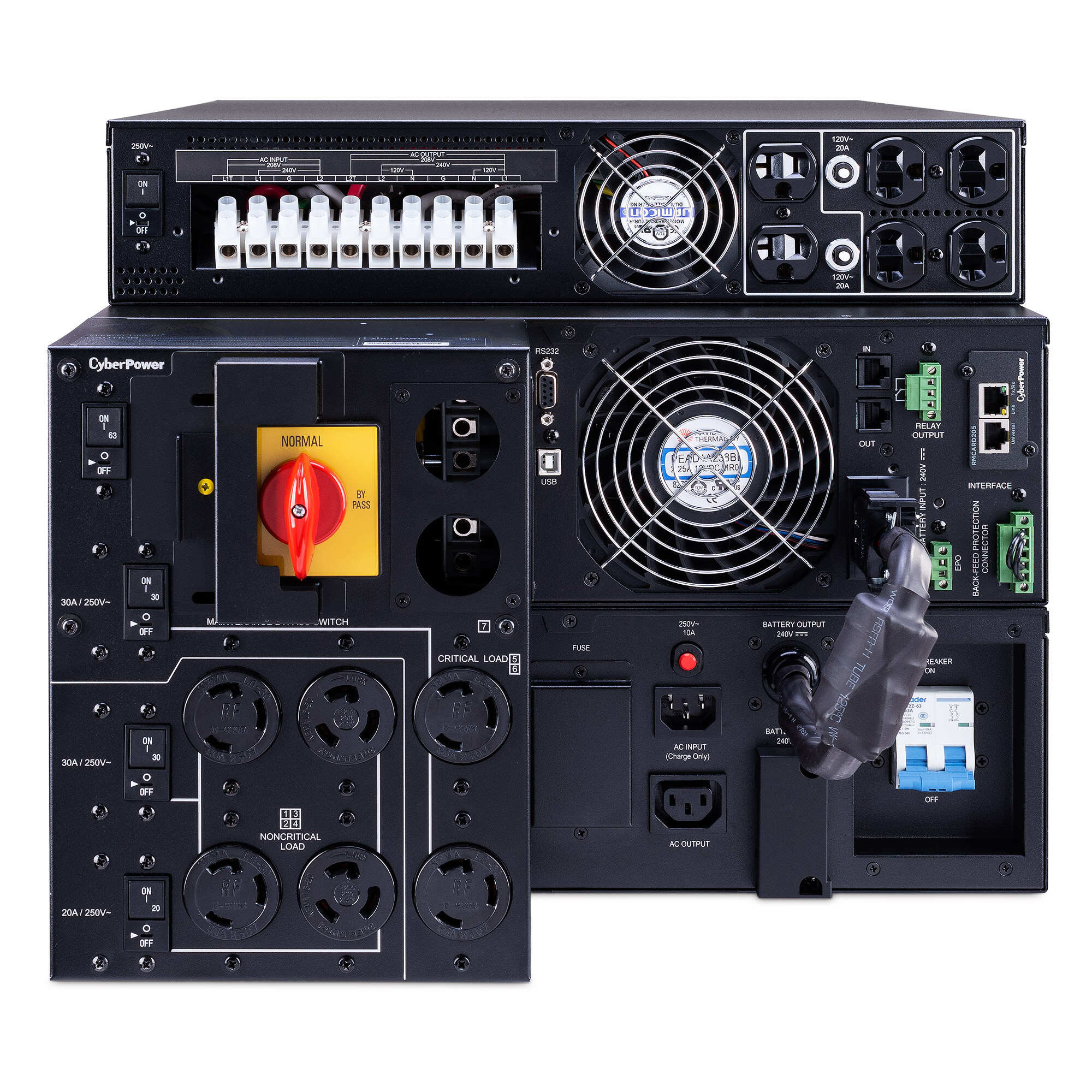 CyberPower OL8KRTMBTF uninterruptible power supply (UPS) Double-conversion (Online) 8 kVA – image 3