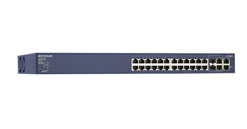 NETGEAR 28-Port PoE Fast Ethernet 10/100 Smart Switch (FS728TP)