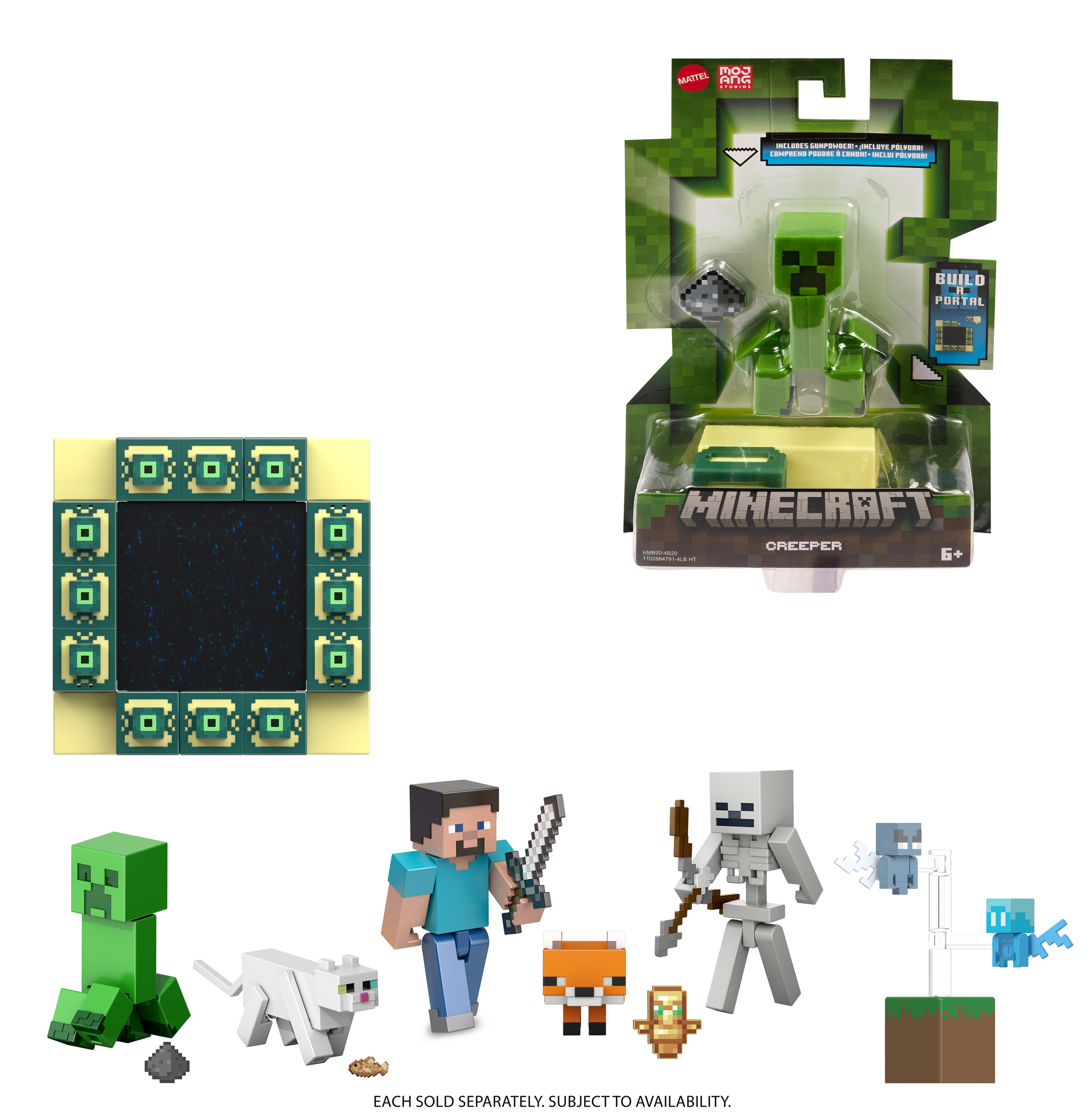 Minecraft Craft-A-Block Figuren