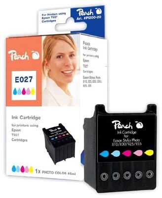 Peach Ink Cartridge Epson T027 Colour