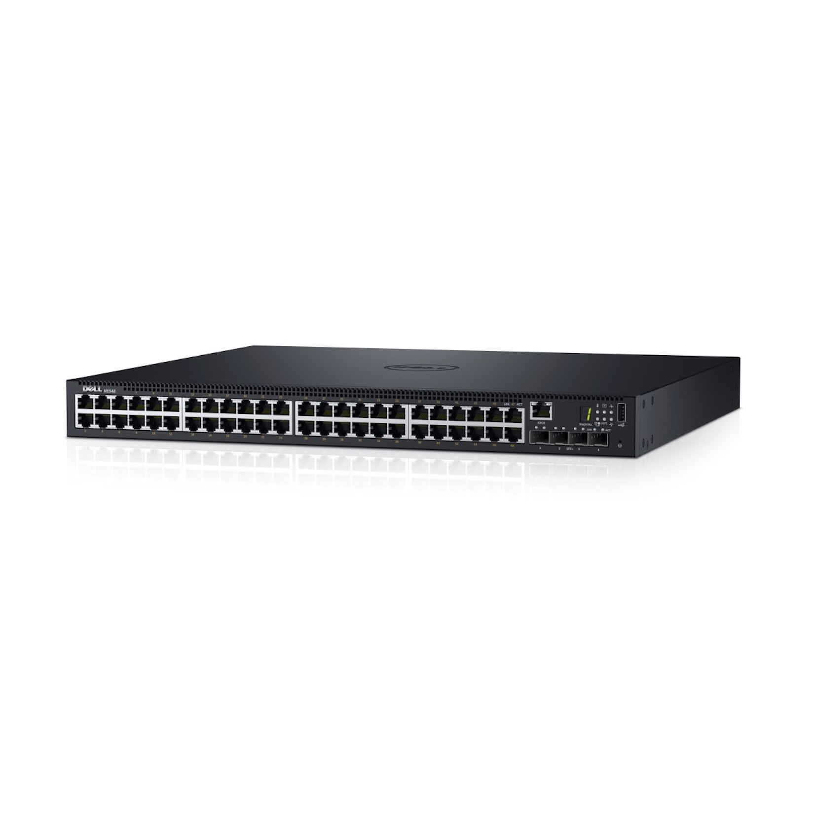 Dell N1548P Managed L3 Gigabit Ethernet (10/100/1000) Power over Ethernet (PoE) 1U Black