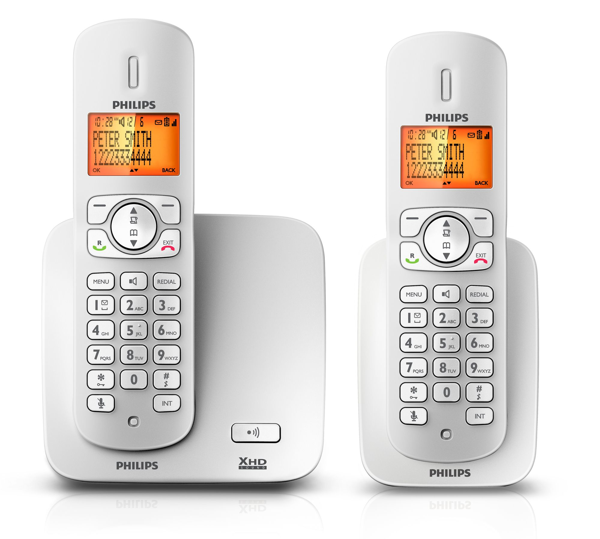 Philips Perfect sound CD2702S/21 telephone Caller ID White