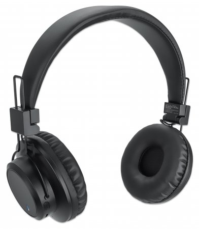 Manhattan Bluetooth On-Ear Headset, Microphone, FM Radio, Integrated Controls, 8 hour usage time, Max Range 10m, MicroSD Card slot – image 2