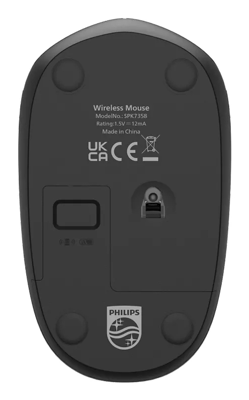 Philips 3000 series SPK7358B/00 mouse Office Ambidextrous RF Wireless Optical 1600 DPI – image 5