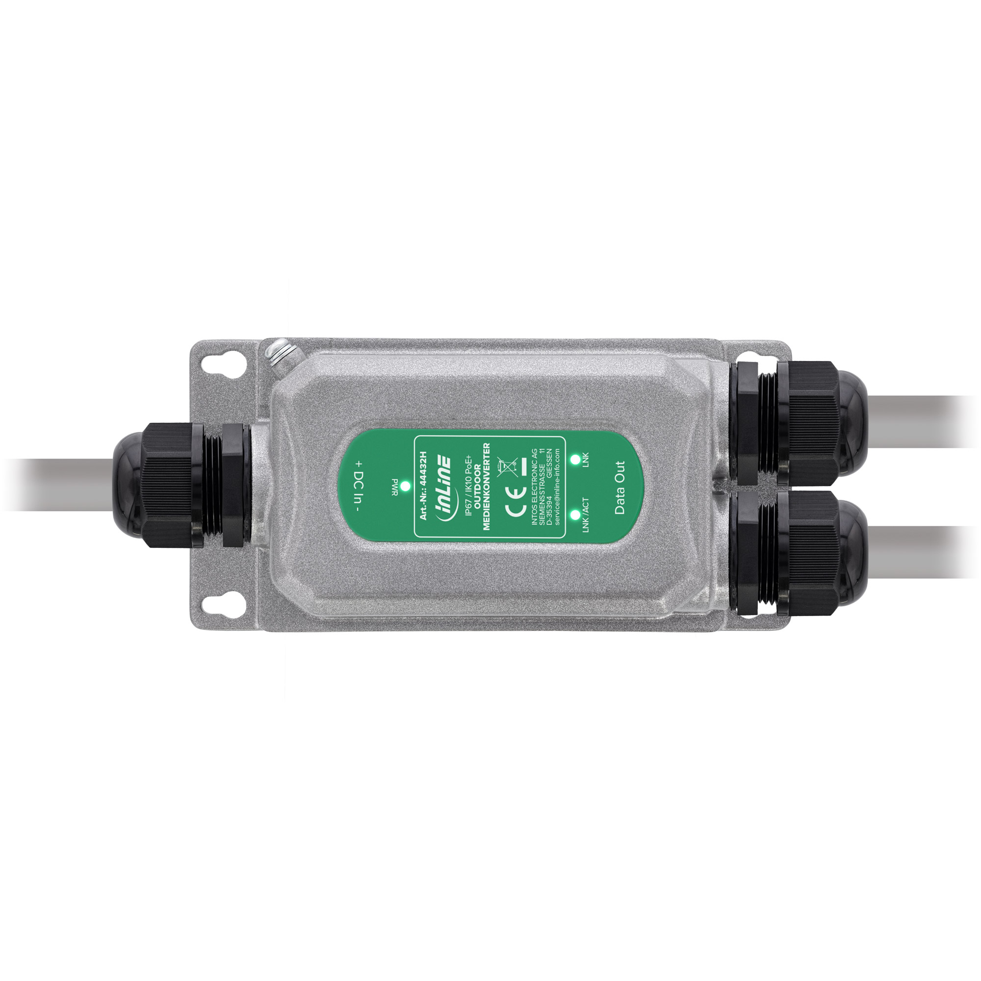 InLine 44432H network media converter 1000 Mbit/s Grey – image 5