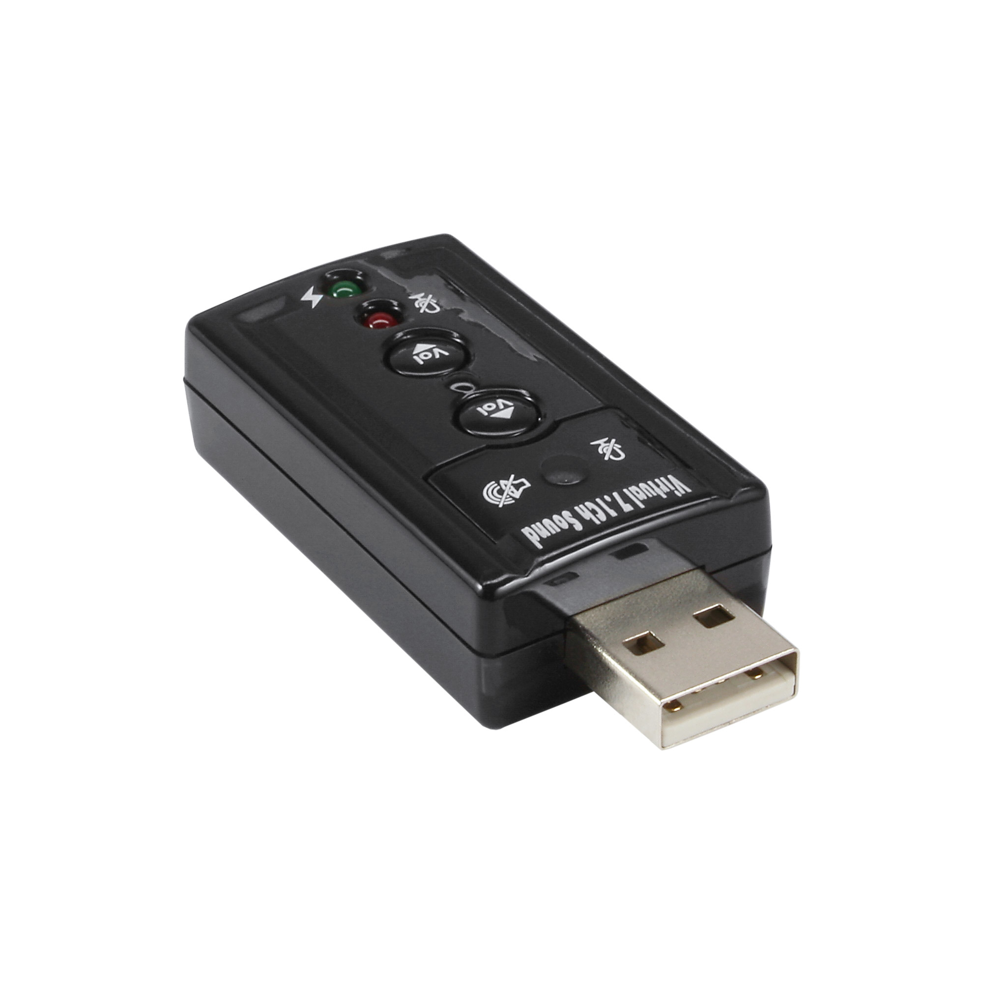 InLine USB Sound Card with Virtual 7.1 Surround Sound – image 2