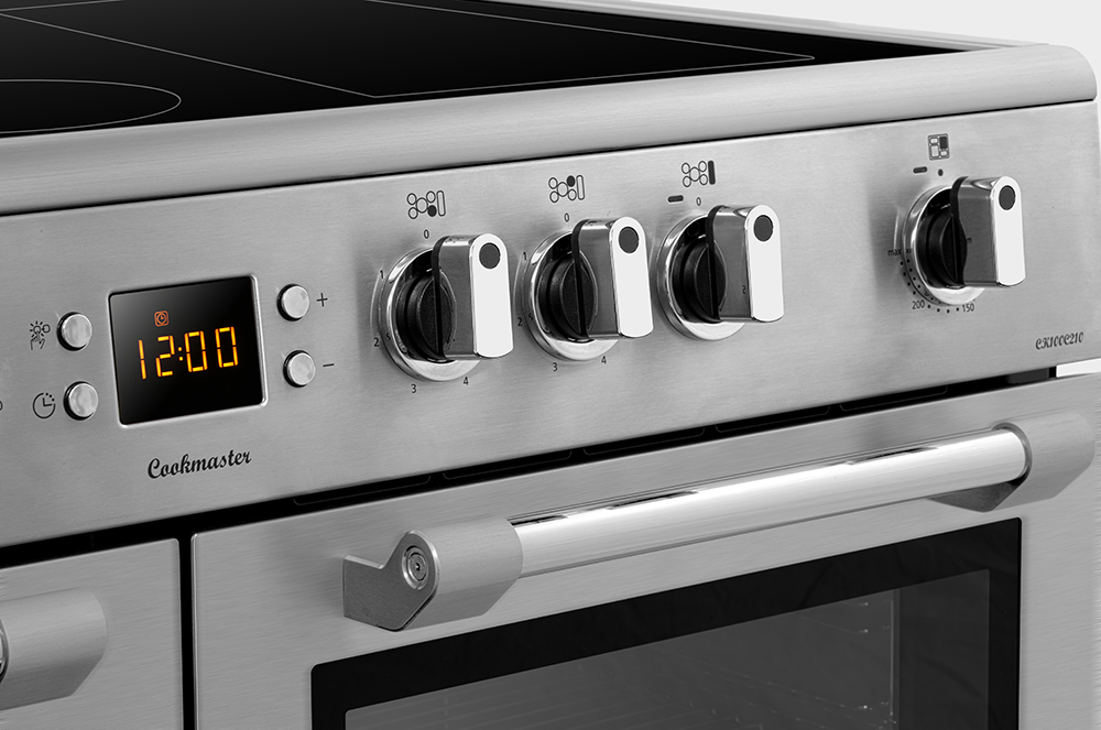 Leisure CK100C210X 100cm Electric Range Cooker with Five Ceramic Zones – image 2