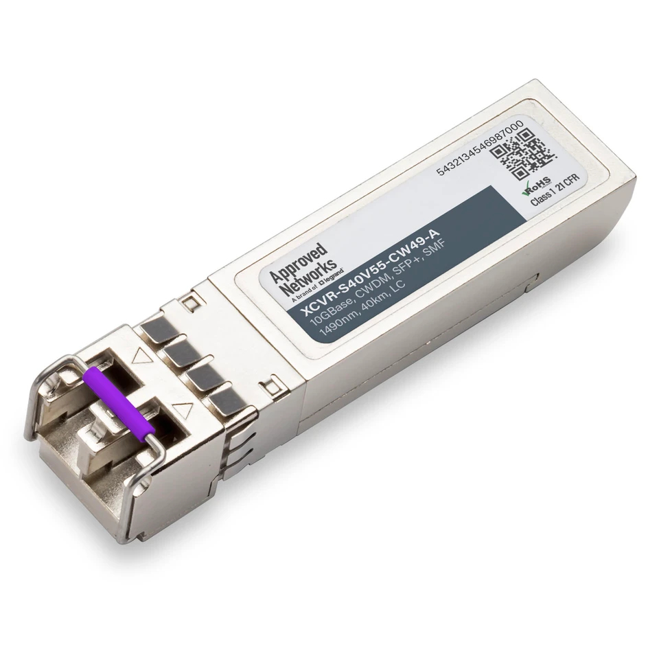 Legrand XCVR-S40V55-CW49-A network transceiver module Fiber optic 10 Mbit/s SFP+ 1490 nm