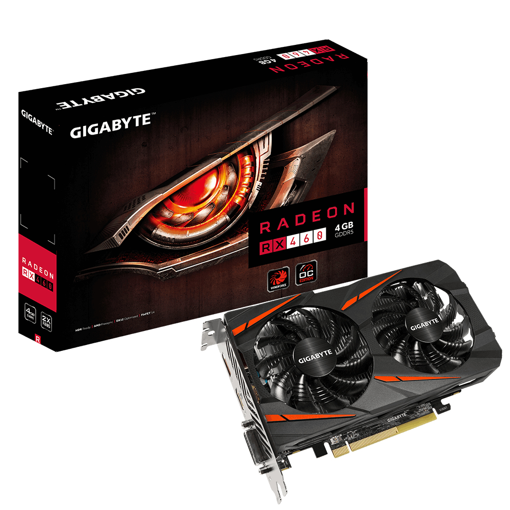 GIGABYTE Radeon RX 460 Windforce OC – image 1