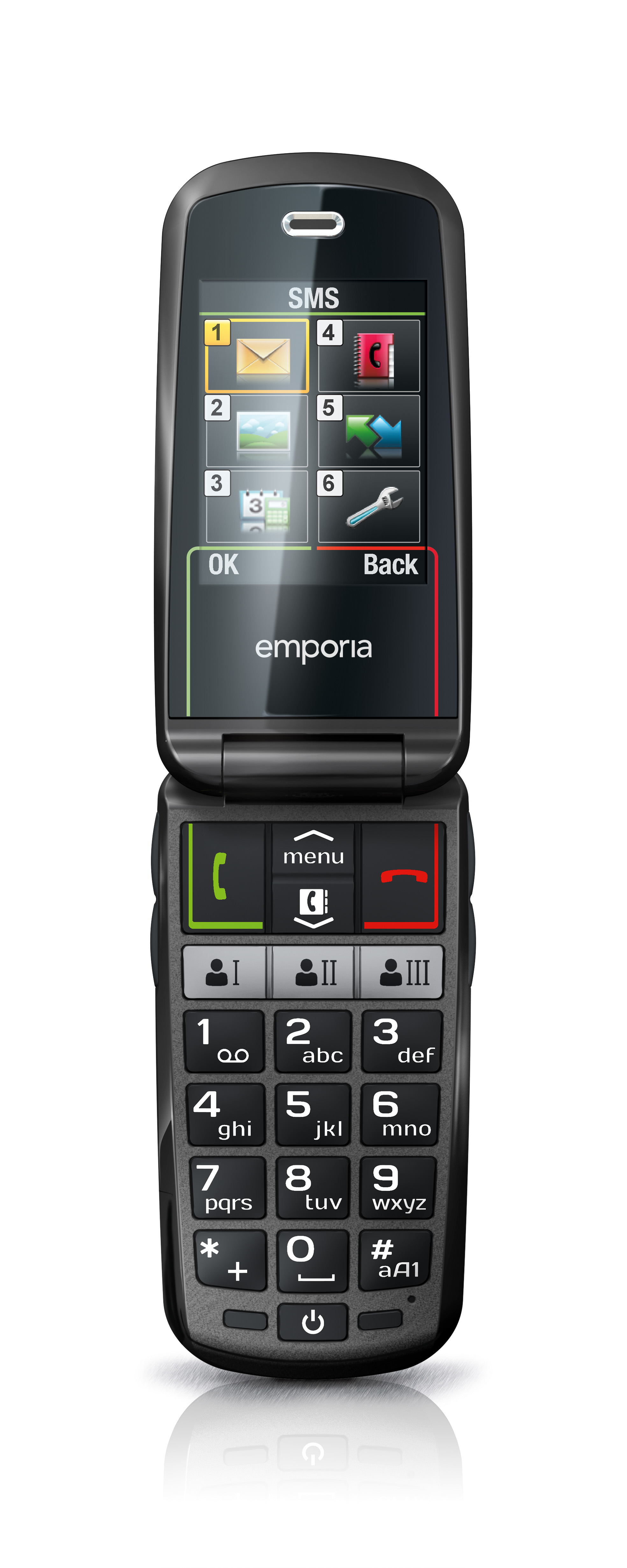 Emporia SELECT 6.1 cm (2.4") 84 g Black Senior phone – image 5
