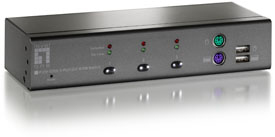 LevelOne KVM-0306 KVM switch Grey