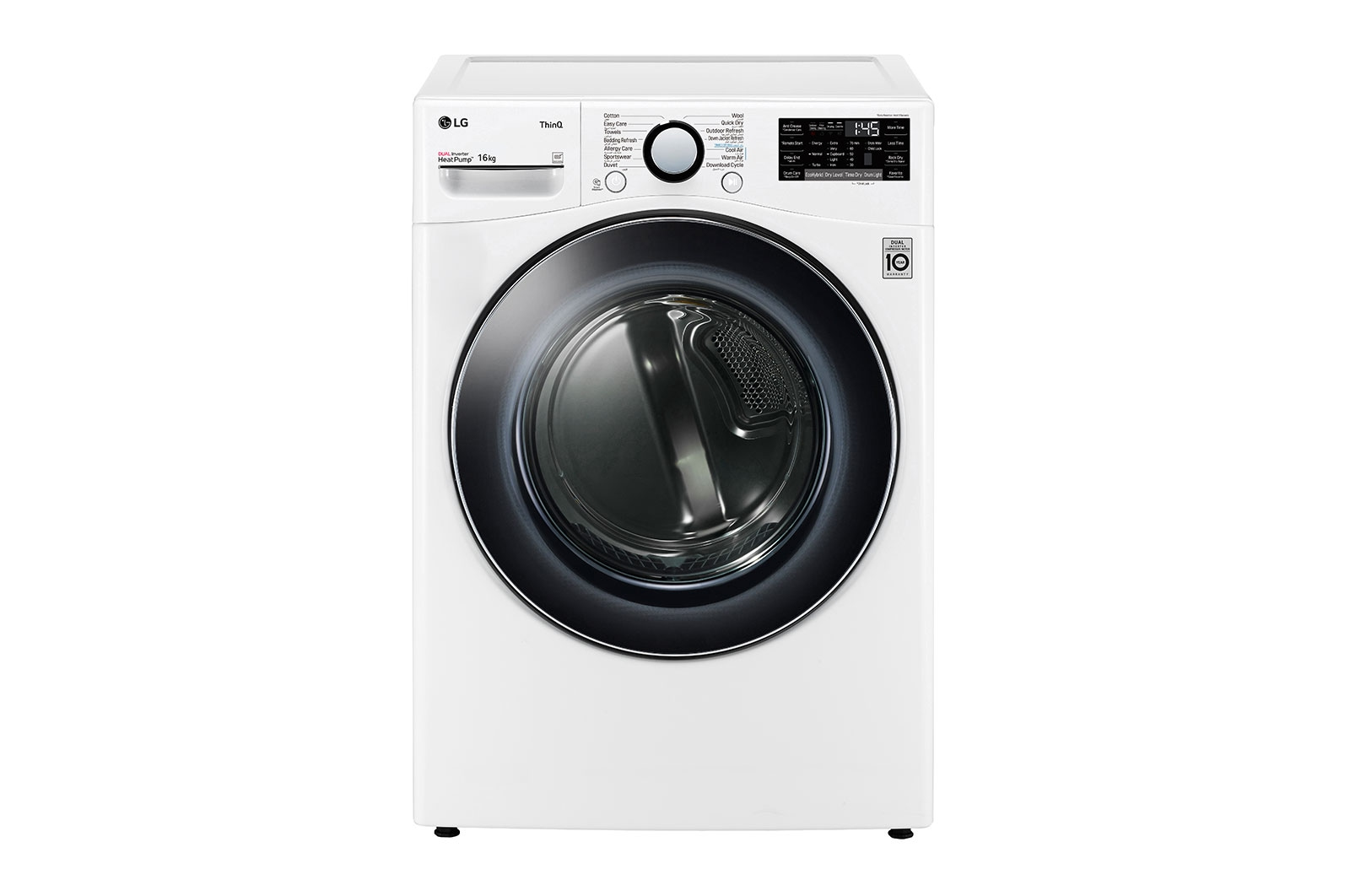 LG RH16U8AVCW tumble dryer Freestanding Front-load