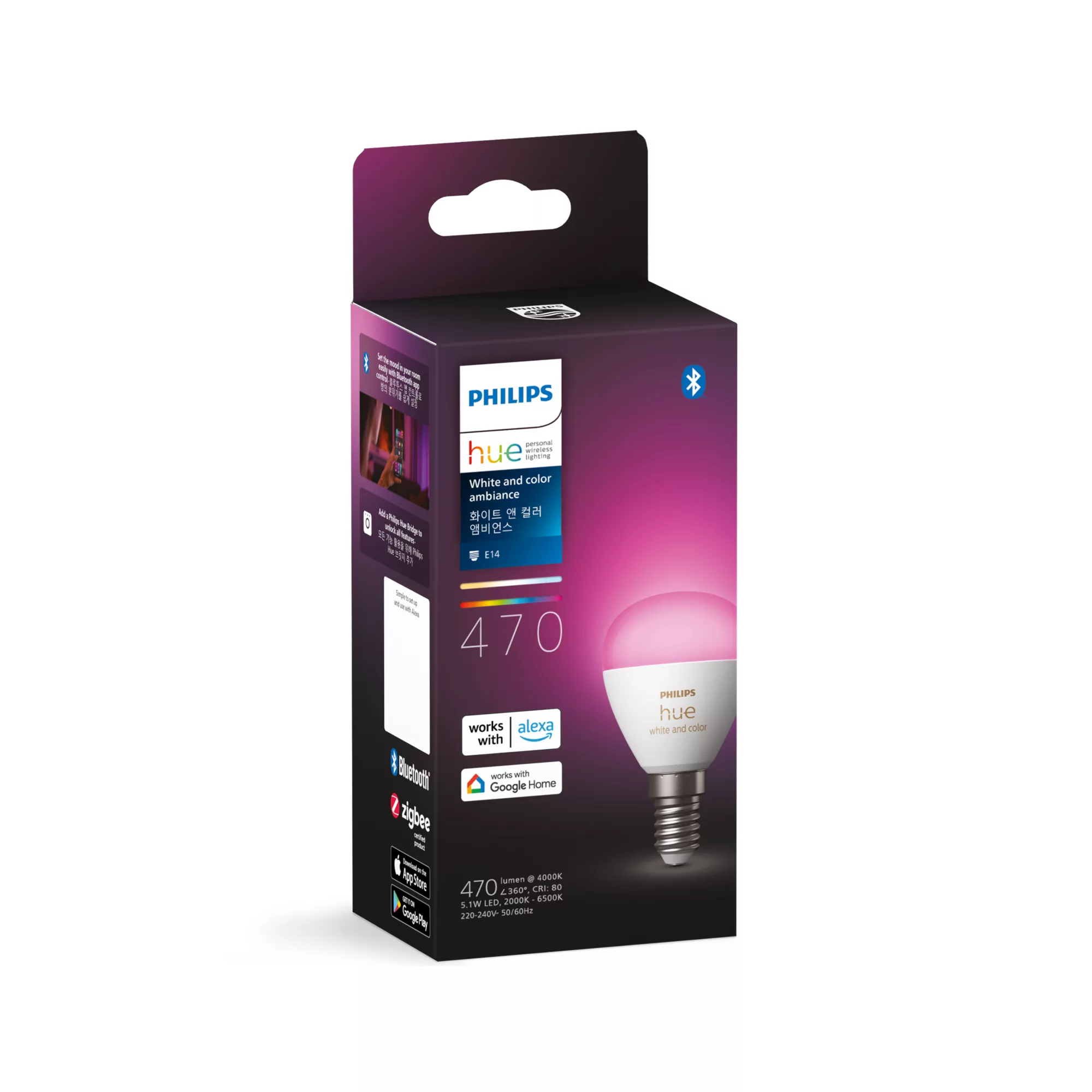 Philips by Signify Philips Hue White and colour ambience 8720169163614 smart lighting Smart bulb Bluetooth/Zigbee – image 3