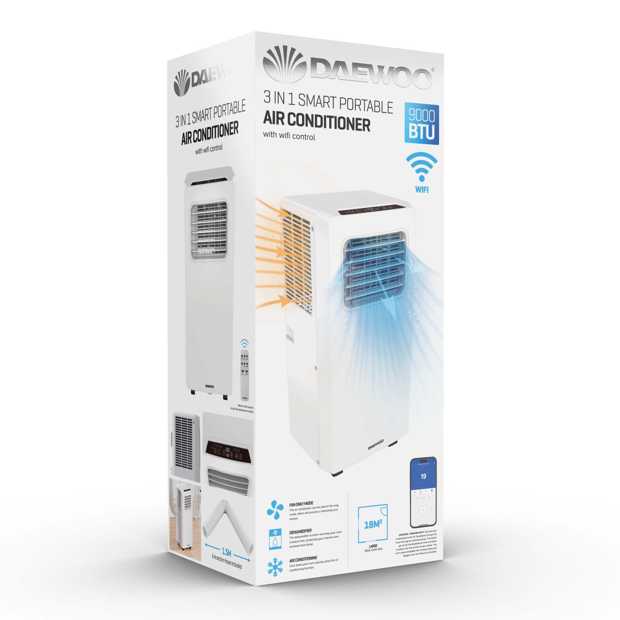Daewoo COL1574GE portable air conditioner – image 1