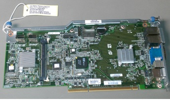 HP 591199-001 interface cards/adapter Internal Serial, USB 2.0, VGA, Mini-SAS