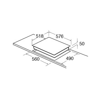 Matrix MHC101FR hob Black Built-in – image 2