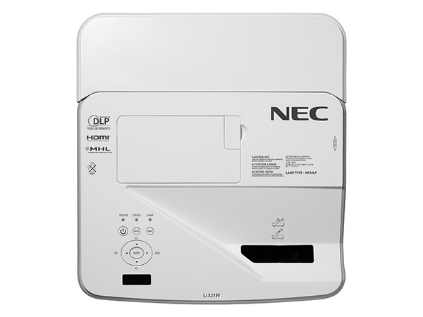 NEC U321H Ultra short throw projector 3200 ANSI lumens DLP 1080p (1920x1080) 3D White – image 3