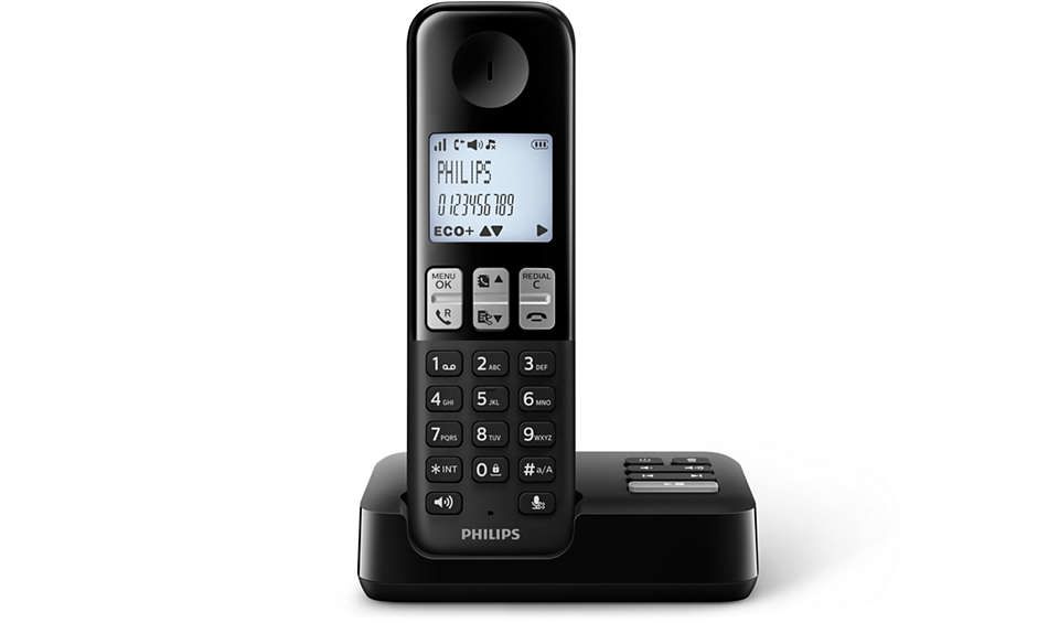 Philips D2551B/34 telephone DECT telephone Caller ID Black – image 1