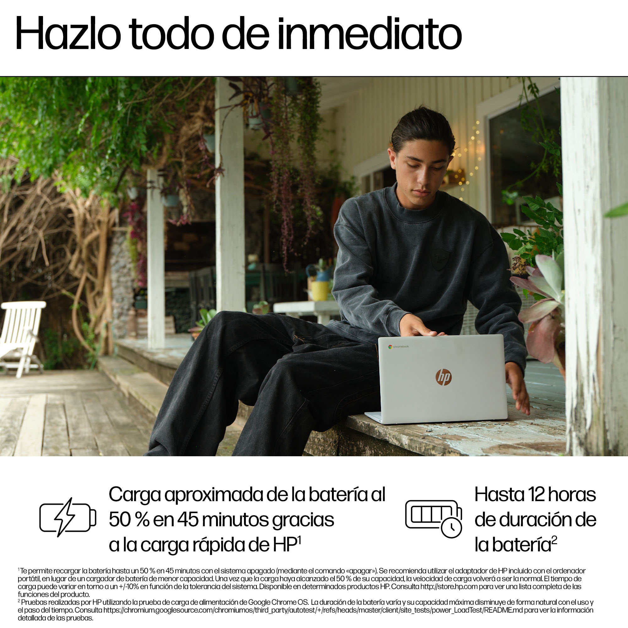 HP - Chromebook HP Chromebook Plus 14a-nf0000ns, i3-N305, 8GB, 256GB UFS, 14', ChromeOS. - imagen 8