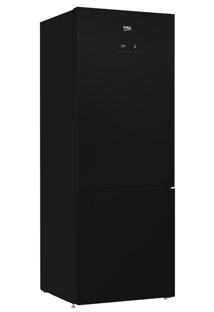 Beko CNE520EE0ZGB fridge-freezer Freestanding Black – image 1