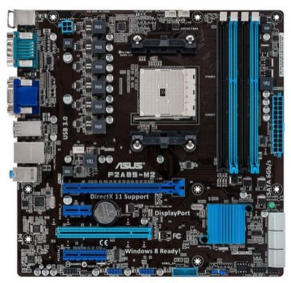 ASUS F2A85-M2 motherboard AMD A85X Socket FM2 micro ATX – image 1