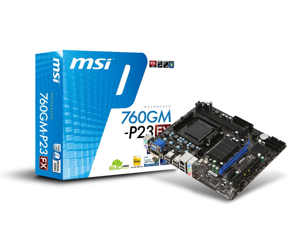 MSI 760GM-P23 (FX) Mainboard – image 2