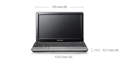Samsung NP-NC210-A03BE netbook Intel Atom® N550 – image 3