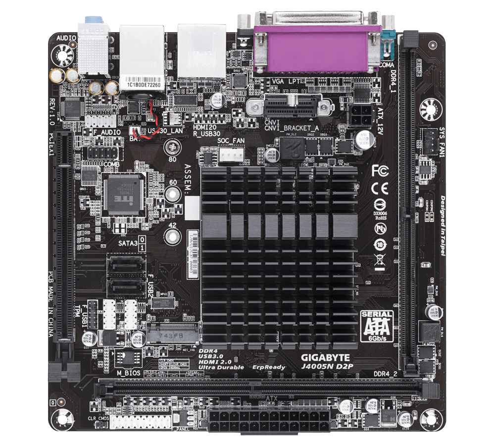 GIGABYTE J4005N D2P – image 2