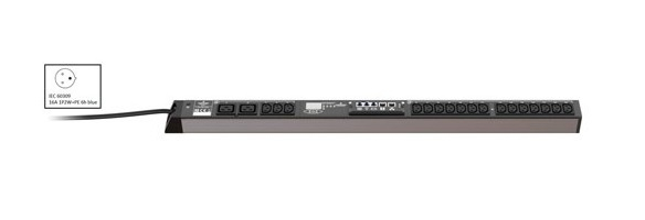 Vertiv MPH2 Rack PDU, branch metered, 0U, input IEC 60309