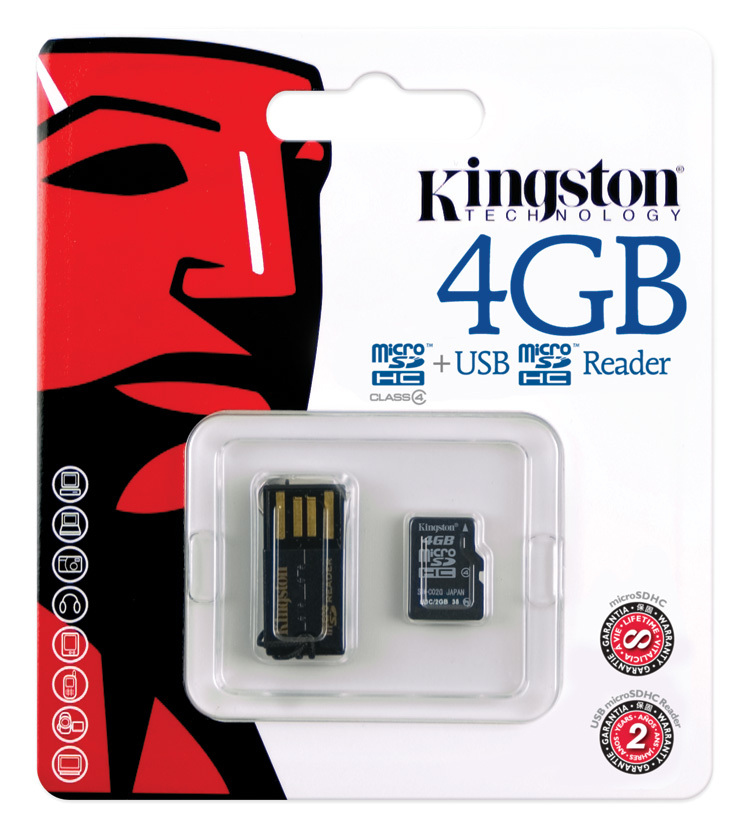 Kingston Technology MicroSD Reader + 4GB microSDHC – image 3
