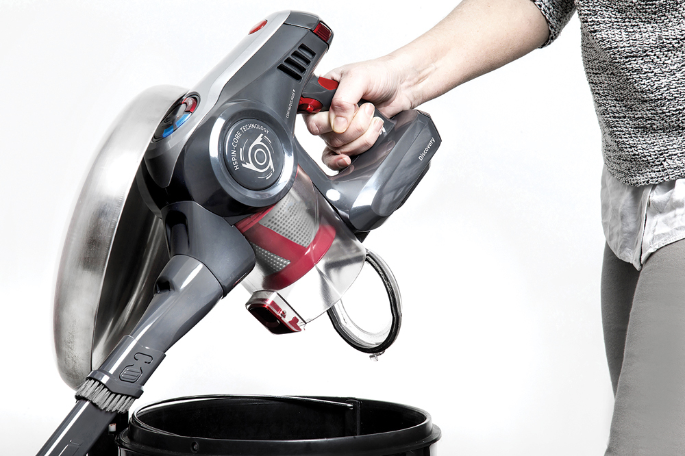 Hoover DS22G stick vacuum/electric broom 2-in-1 stick vacuum Battery Dry Bagless Grey, Titanium – image 5