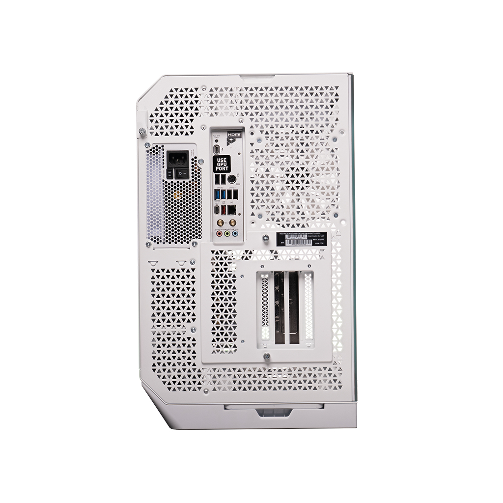 MSI MEG Vision Vision ZS 9NVV-2080US AMD Ryzen™ 9 9950X3D 32 GB DDR5-SDRAM 2 TB SSD NVIDIA GeForce RTX 5080 Windows 11 Home Desktop PC White image 2
